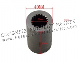 Steering motor gear sleeve