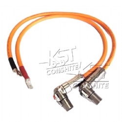 Positive high-voltage wiring harness assembly