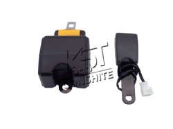 Orange seat belt